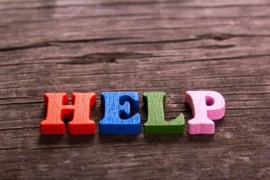 ahşap harflerin yapılan word Yardımı'na