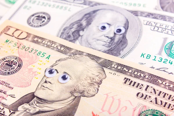 Dollar with big eyes