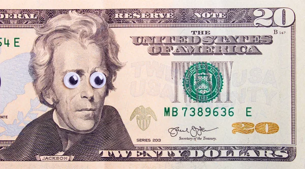 Dollar with big eyes