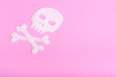 The skull made of sugar. kills clipart