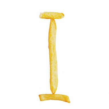 Patates kızartması yapılan mektup