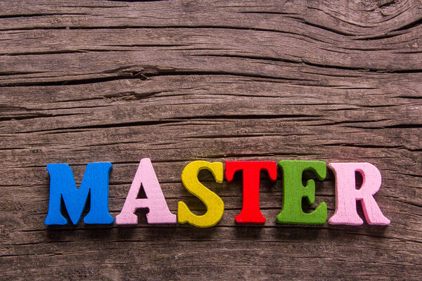 мастер слова из деревянных букв
