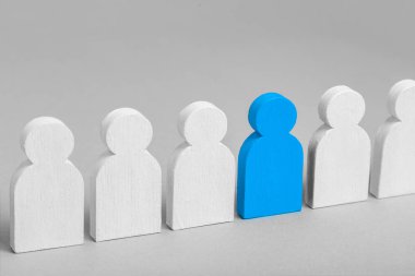 Seçtiğiniz özel çalışan lider bir kavramdır. Kavramı nasıl benzer bir kalabalıktan aşk için cinsel ortağı seçmek için. Birçok erkek ve bir mavi beyaz