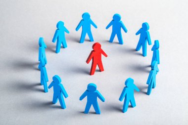 Takım Lideri. İnsan Kaynakları. Doğru personel seçimi. Mavi adam ve kırmızı lider