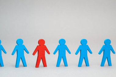 Takım Lideri. İnsan Kaynakları. Doğru personel seçimi. Mavi adam ve kırmızı lider