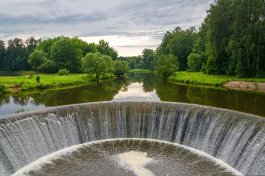 hidroelektrik baraj Yaropolets, oraya bölgesi, Moscow region, Rusya Federasyonu