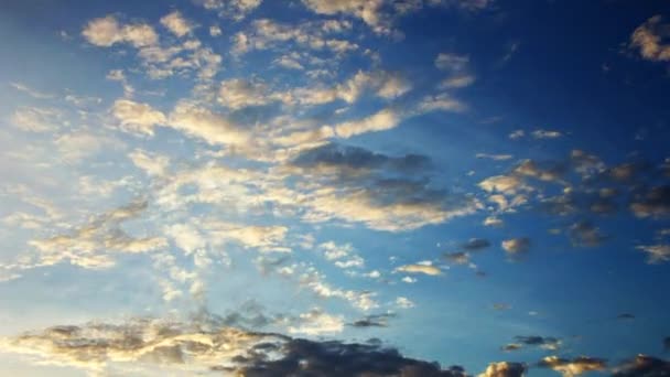 Sky, nature, time lapse — стоковое видео