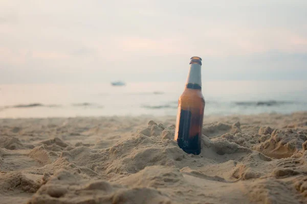 Praia, bebida, conceito — Fotografia de Stock