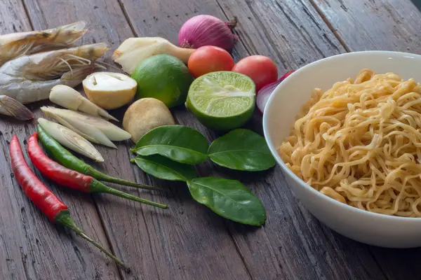 Lebensmittel, thailändisches Essen, Hintergrund — Stockfoto