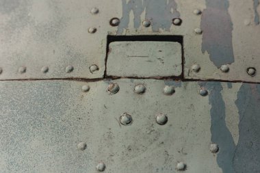 Arka plan paslı, kirli demir metali. Çeliğin bozulması.