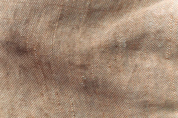 Textuur canvas stof als achtergrond. Doek natuurlijk linnen beige textuur — Stockfoto