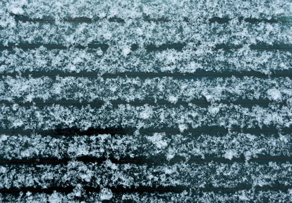 Background of snow on the glass — Stock Photo, Image