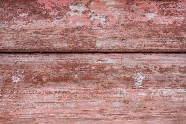 Eski boyanmış ahşap duvar - doku veya arkaplan