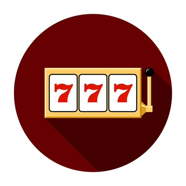 Slot-Rollen Symbol-Vektor-Illustration — Stockvektor