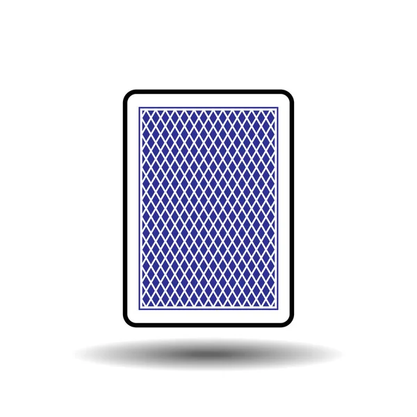 Illustration eines Kartenvektors — Stockvektor