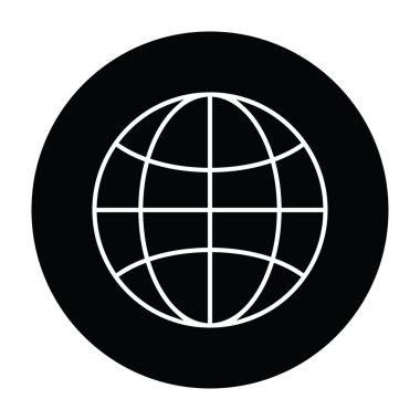 Sembol siyah beyaz vektör illüstrasyon