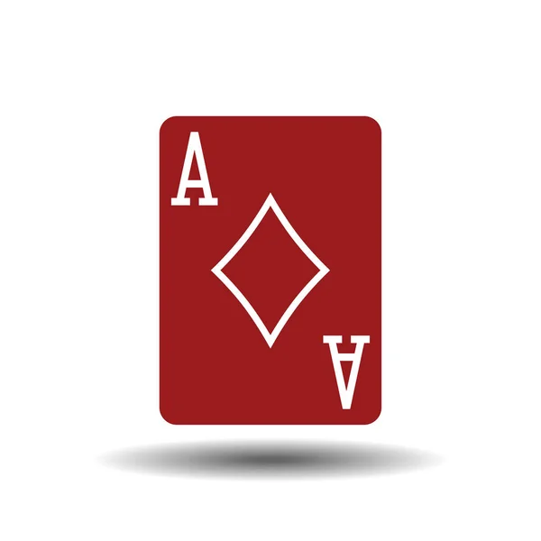 ACE diamanty vektorové ilustrace — Stockový vektor