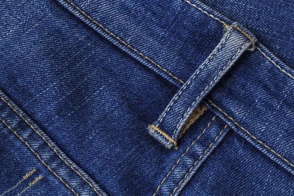 Närbild Blå jeans. — Stockfoto