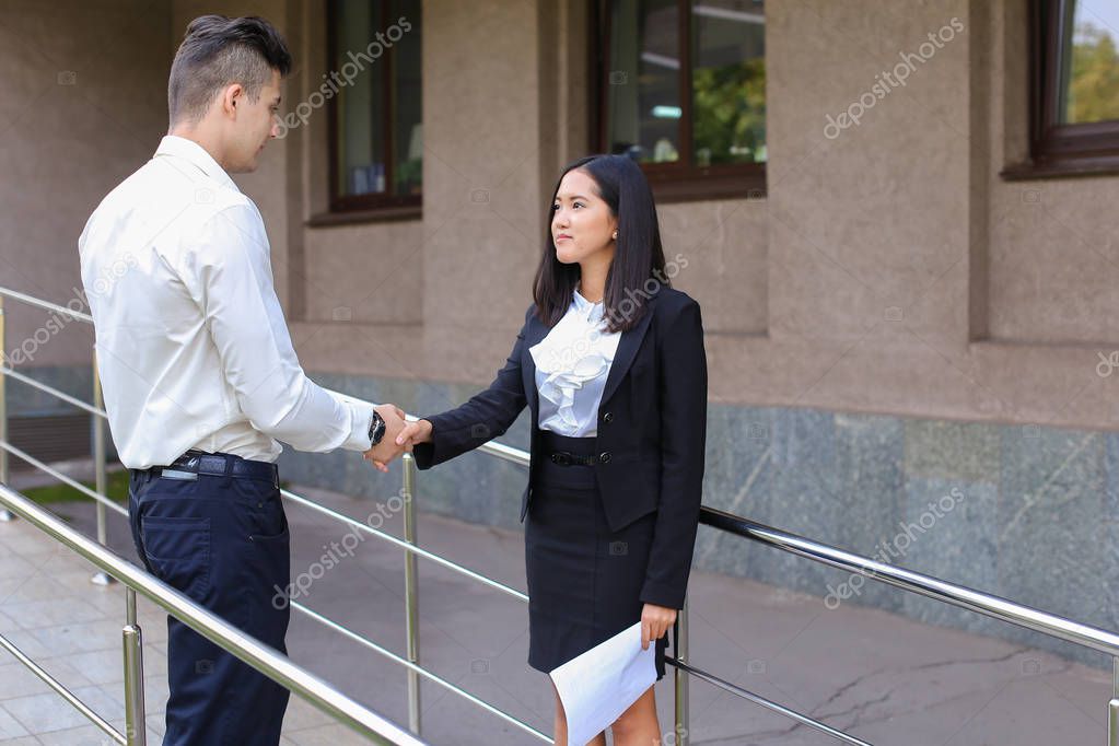 Asian female caucasian male fraud