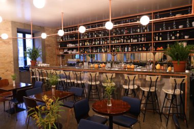 Çünkü tasarım fikirleri trendy kafe ya da Restoran yakalama çubuğu.