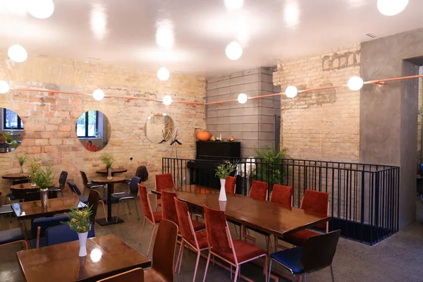 Captura ideas de diseño moderno café o restaurante porque el bar . — Foto de Stock
