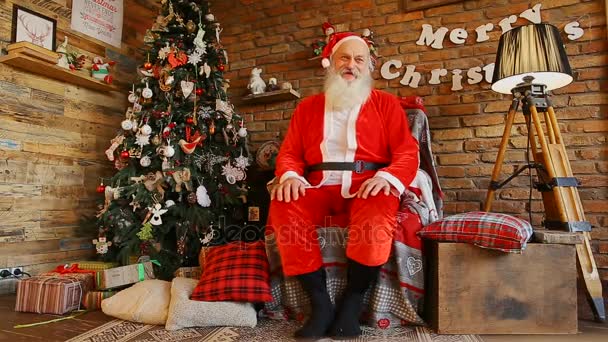 Santa Claus fotografoval pro vánoční přání