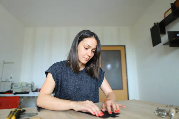 女式女包切片材料. — 图库照片