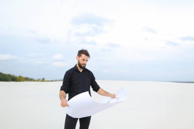   Arkeolog adam kazı Köyü konuşma planı gözden geçirme