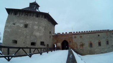 Medzhybizh kale Hmelnitski Ukrayna kış