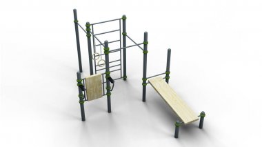 sokak spor 8 raf 3d çizim render