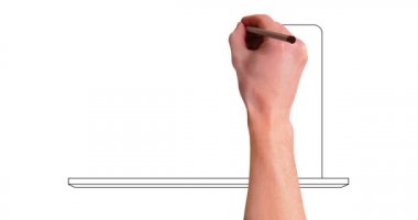 el drawning dizüstü çizgi beyaz tahta animasyon
