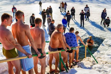 Epiphany gün 2017 kutlama Uzhgorod