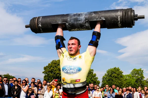 Primera ronda de la Copa hombre fuerte de Ucrania tuvo lugar en Storoz — Foto de Stock