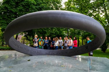 Akşam walk Wroclaw, Silesia, Polonya