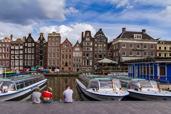 One fine day in romantic Amsterdam, Netherlands — Stock Photo, Image