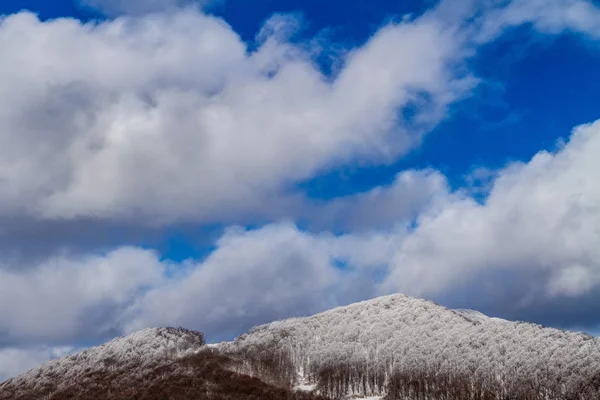 Καρπάθια βουνά το χειμώνα — Φωτογραφία Αρχείου