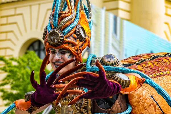 48e bloem carnaval in Debrecen, Hongarije — Stockfoto