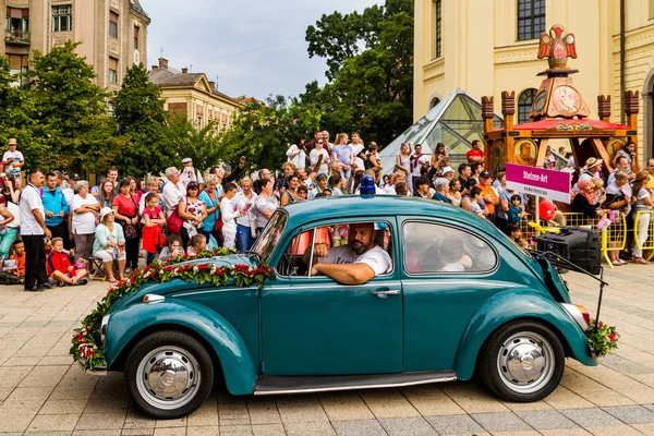 48 років квітка карнавал Дебрецен, Угорщина — стокове фото