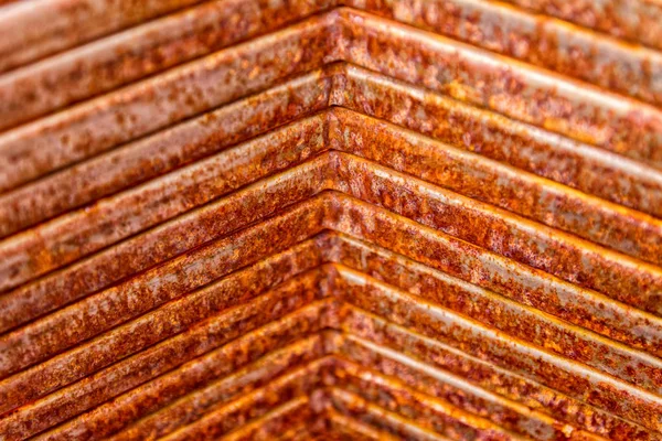 Textura de placas metálicas oxidadas — Foto de Stock