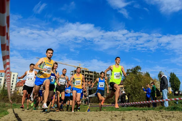 Чемпіонат України з бігу в Ужгороді — стокове фото