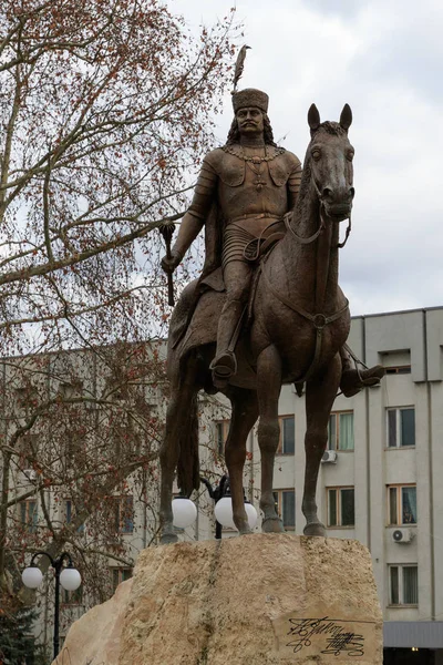 Открытие конного памятника Ференцу Ракоци II в Берегово — стоковое фото