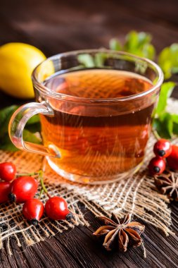 Limonlu çay kuşburnu