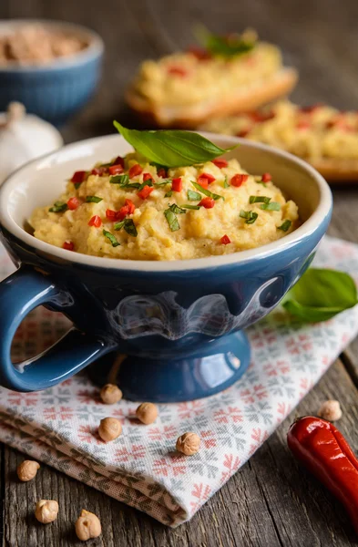 Chick pea spread — Stock Photo, Image