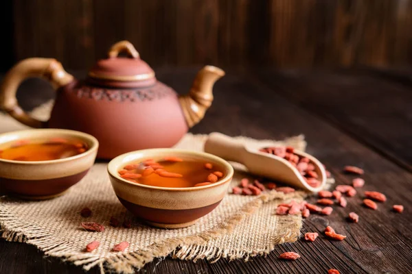 Goji berry tea — Stock Photo, Image