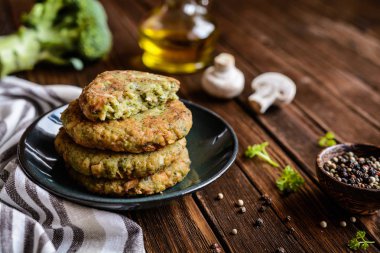 Mantarlı brokoli Burger