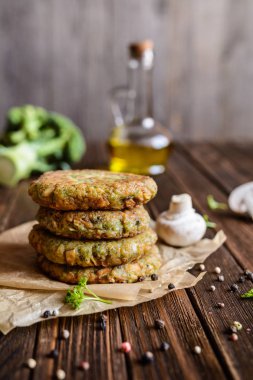 Mantarlı brokoli Burger