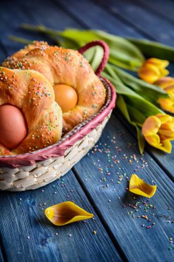 İtalyan Paskalya ekmek Yüzükler