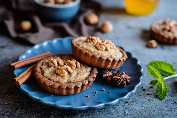 Lezzetli Kurabiye tartlets ceviz dolgulu