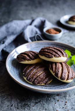 Çikolata Conchas - tatlı Meksika ekmek