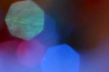 ufuk bokeh ışıklar.